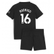 Maillot de foot Manchester City Rodri Hernandez #16 Extérieur vêtements enfant 2025-26 Manches Courtes (+ pantalon court)